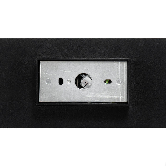 QAZQA Smart wandlamp zwart met goud vierkant incl. 2 Wifi GU10 - Sab