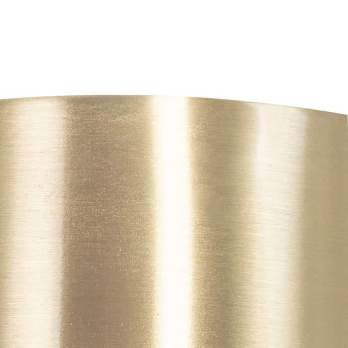 QAZQA Smart plafondlamp messing met smoke glas incl. Wifi A60 -