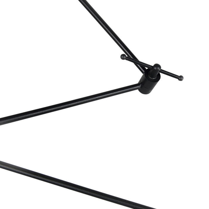 QAZQA Smart hanglamp zwart met kap 35 cm groen incl. 2 Wifi A60 -