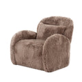 DÉJA Living - Fauteuil Taupe Fluffy - Zithoogte 42cm - Alta