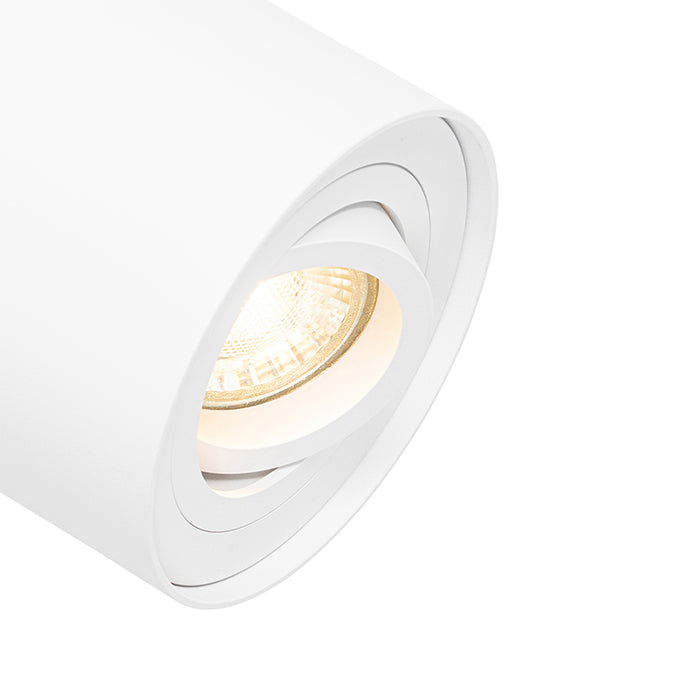 QAZQA Smart plafondspot wit verstelbaar incl. Wifi GU10 - Rondoo up