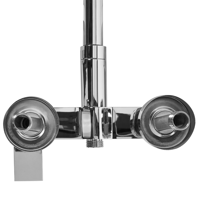 Beliani-CATAGENA-Douchemengkraan set met regendouche-Zilver-Messing