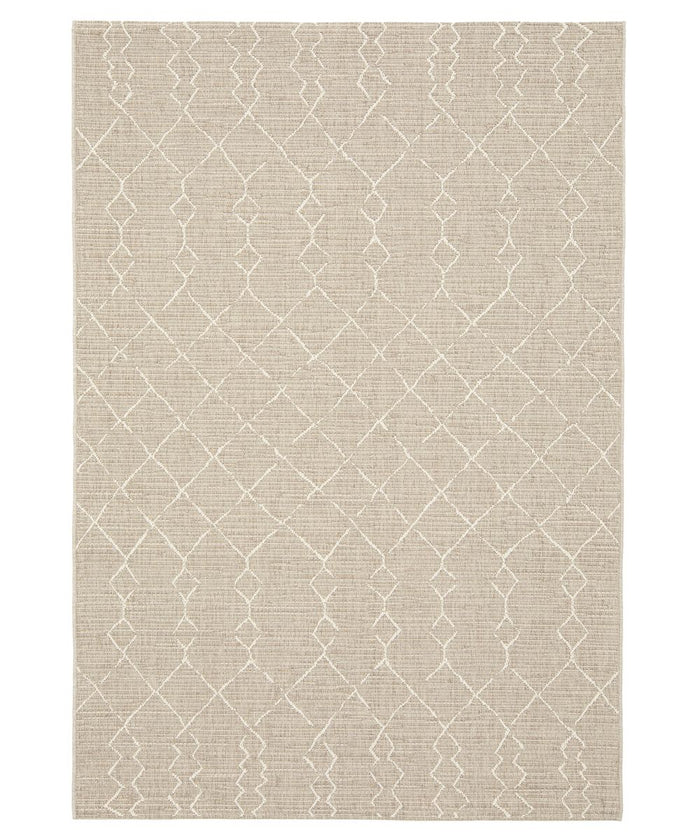 Boho&me Buitenkleed berber - Bask Taza zandkleur - 160x230 cm