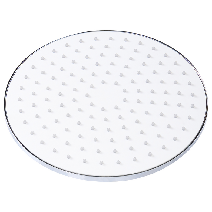 Beliani-PUELO-Ingebouwde doucheset met regendouche-Zilver-Messing