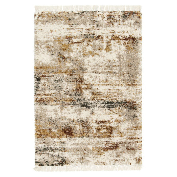 Boho&me Berber vloerkleed - Atlas Canvas beige|ambergeel - 160x230 cm