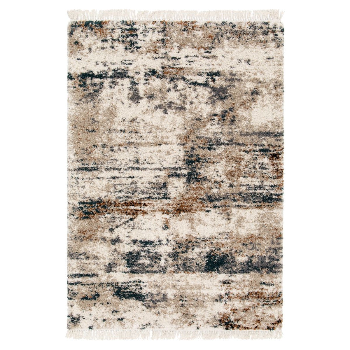 Boho&me Berber vloerkleed - Atlas Canvas blauw|beige - 200x290 cm