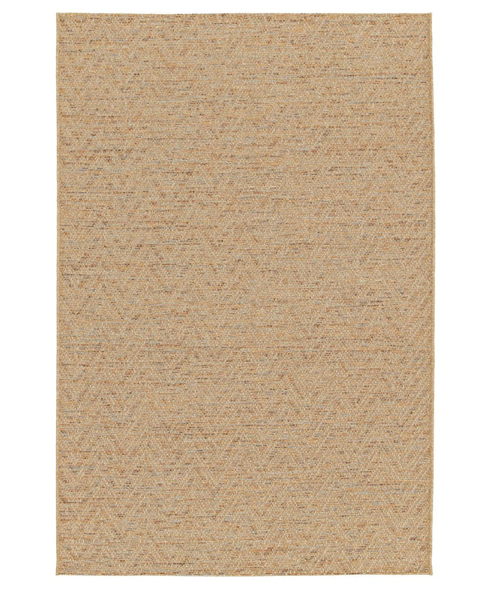 Boho&me Buitenkleed zig-zag  - Corde Chevron naturel|sunset - 160x230