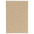 Boho&me Buitenkleed ruiten - Twill Zenith beige|wit - 160x230 cm