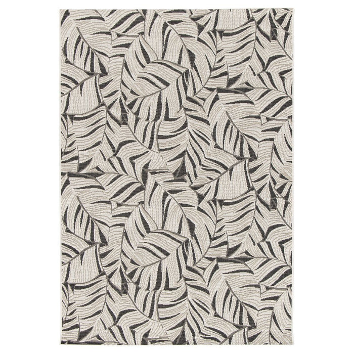 Boho&me Buitenkleed palmbladeren - Verdance Canopy zwart - 160x230 cm