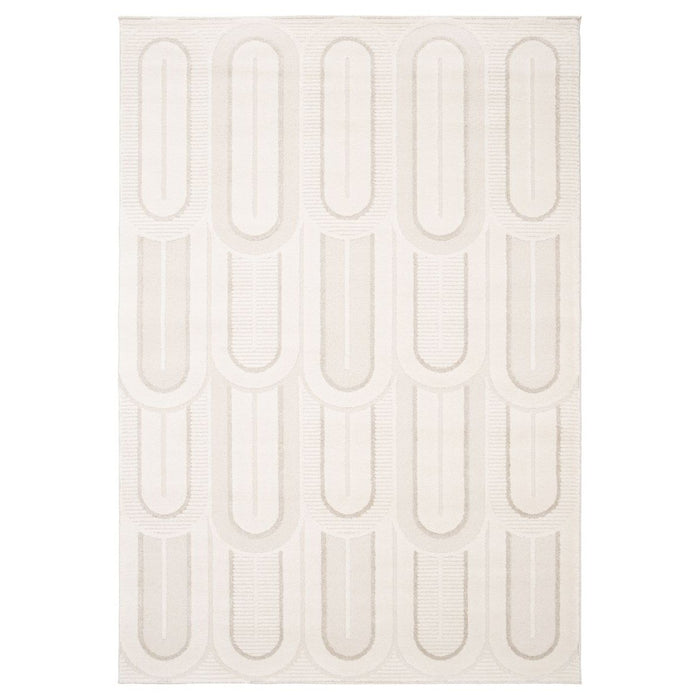 Amiah Retro vloerkleed - Forme Pavé ivoor - 160x230 cm