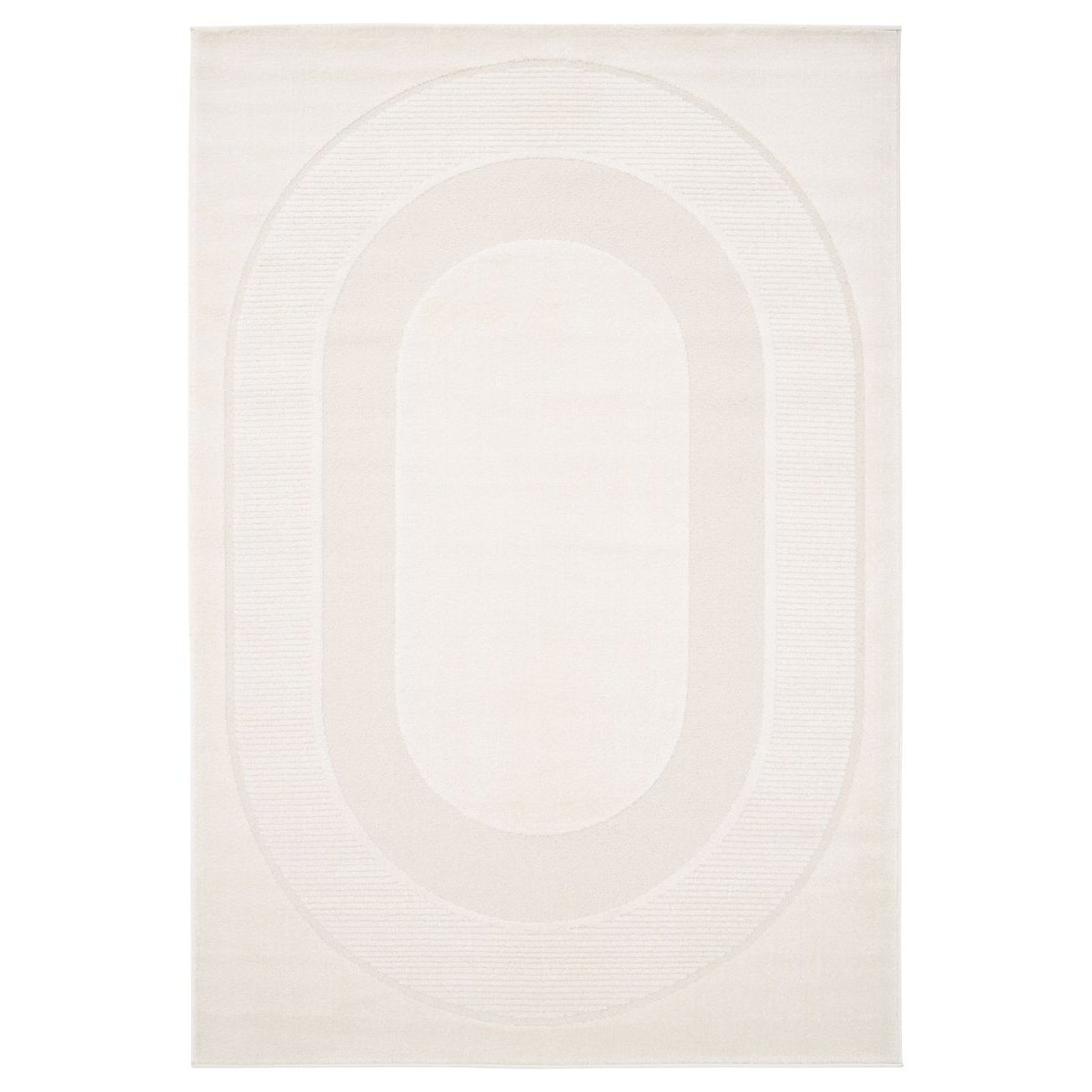 Amiah Design vloerkleed - Forme Cercle crème - 200x290 cm