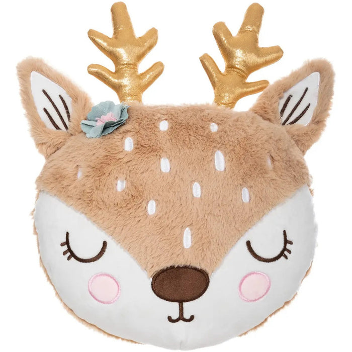 Dieren sierkussen kinderkamer - hertje - 31 cm - polyester