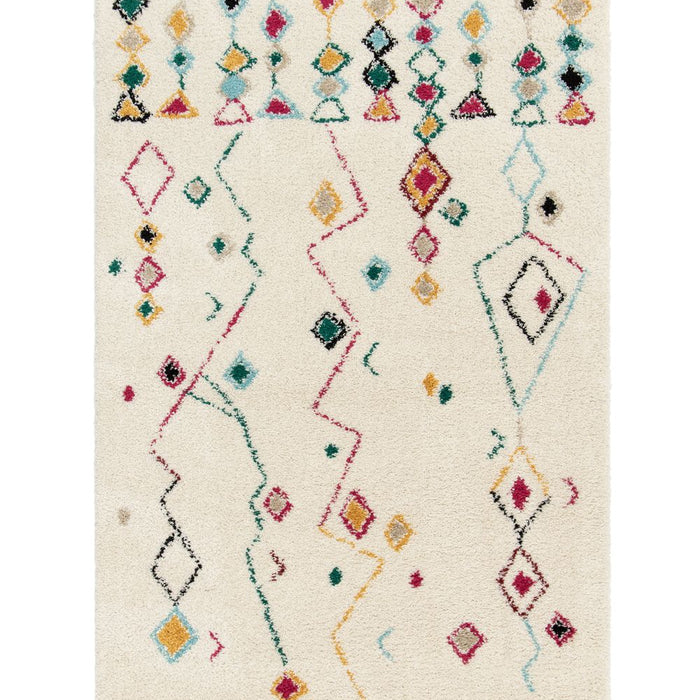 Boho&me Berber vloerkleed - Atlas Kite ivoor|multi - 200x290 cm