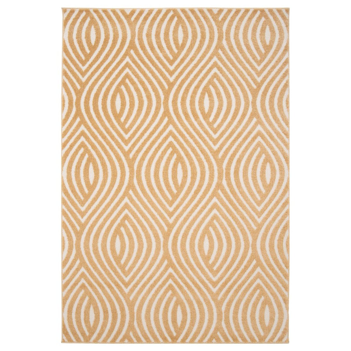 Amiah Retro vloerkleed - Forme Courant abrikoos - 160x230 cm