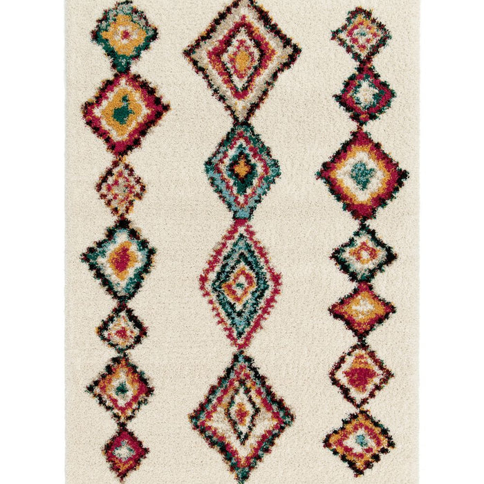 Boho&me Berber vloerkleed - Atlas Nomad ivoor|multi - 160x230 cm
