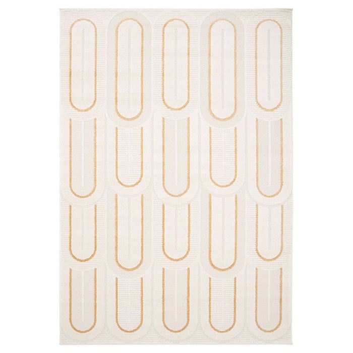 Amiah Retro vloerkleed - Forme Pavé abrikoos - 160x230 cm