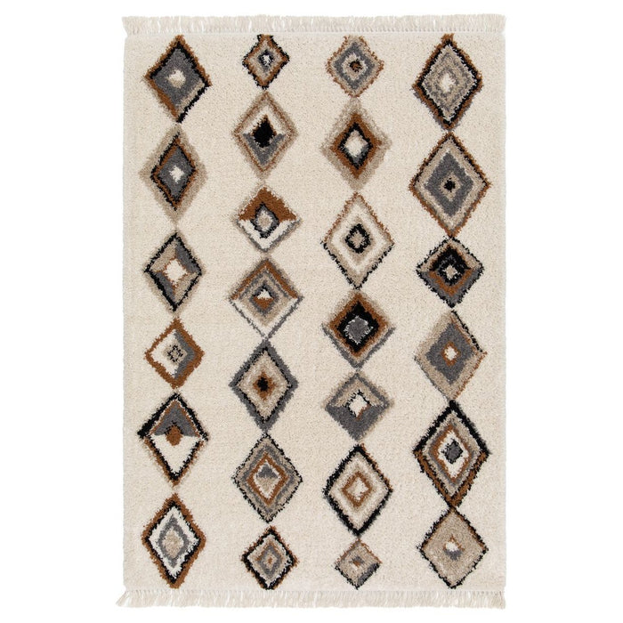Boho&me Berber vloerkleed - Atlas Nomad bruin|grijs - 160x230 cm