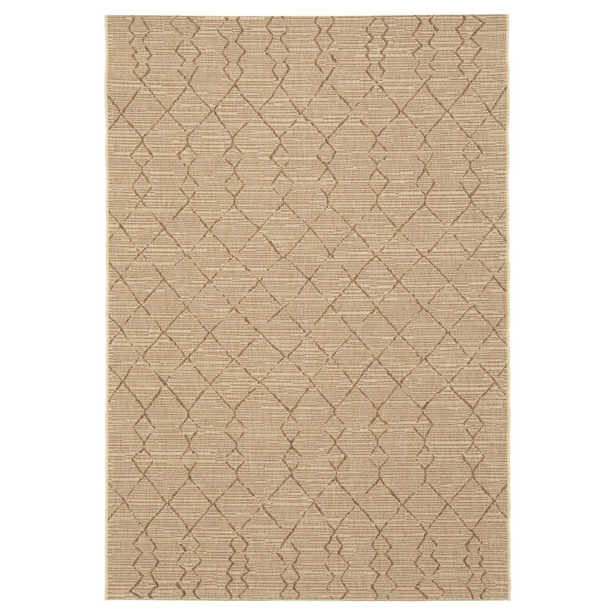 Boho&me Buitenkleed berber - Bask Taza beige - 160x230 cm