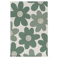 Boho&me Buitenkleed bloemen - Verdance Floral groen - 160x230 cm
