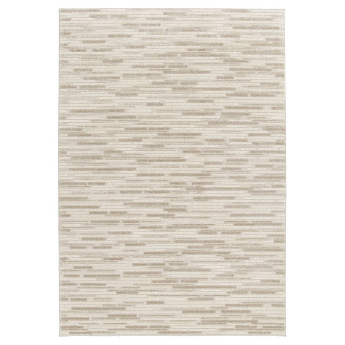 Amiah Abstract vloerkleed - Forme Brique beige - 160x230 cm