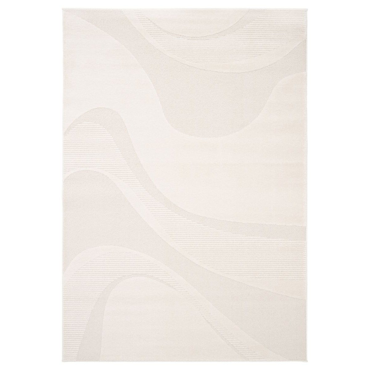 Amiah Retro vloerkleed - Forme Flux ivoor - 200x290 cm