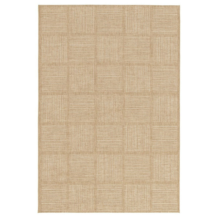 Boho&me Buitenkleed blokken  - Twill Tile beige|wit - 160x230 cm