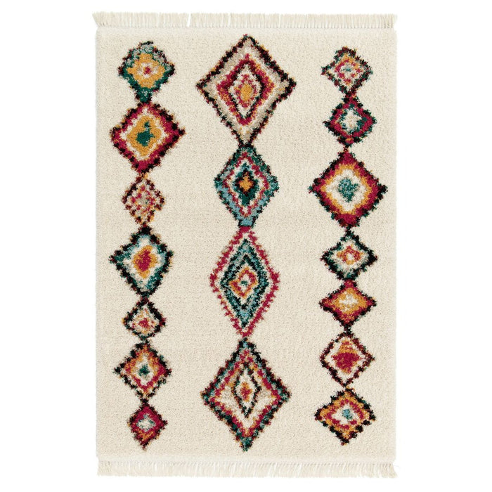 Boho&me Berber vloerkleed - Atlas Nomad ivoor|multi - 200x290 cm