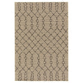 Boho&me Buitenkleed berber - Bask Taza beige|zwart - 160x230 cm