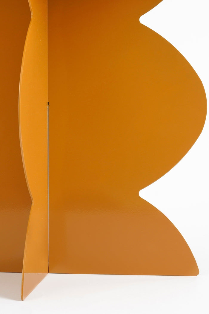 Mica Decorations Rafi Bijzettafel - H40 x Ø45 cm - IJzer - Bruin