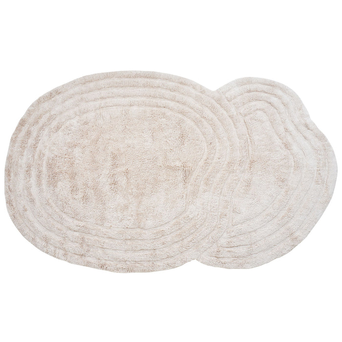 Veer Carpets - Wasbaar Vloerkleed Zayn - Beige 160 x 230 cm