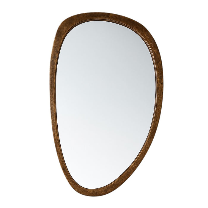 Vtw Living - Organische Spiegel Asymmetrisch van Hout - Bruin - 120 cm