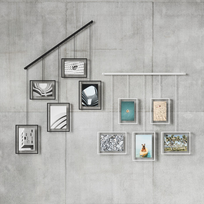 Umbra Exhibit Set van 5 Fotolijsten - Wit