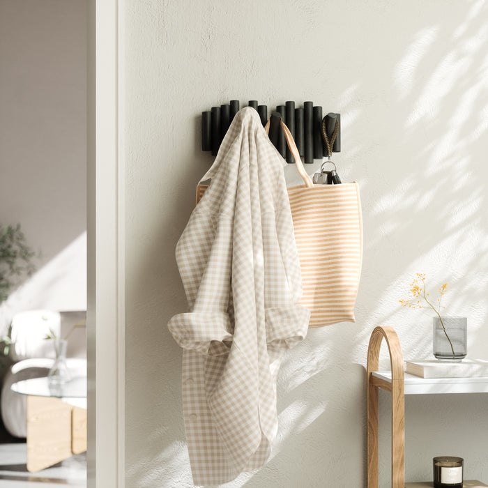 Umbra Picket Rail Hook Wandkapstok B 38 cm - Zwart