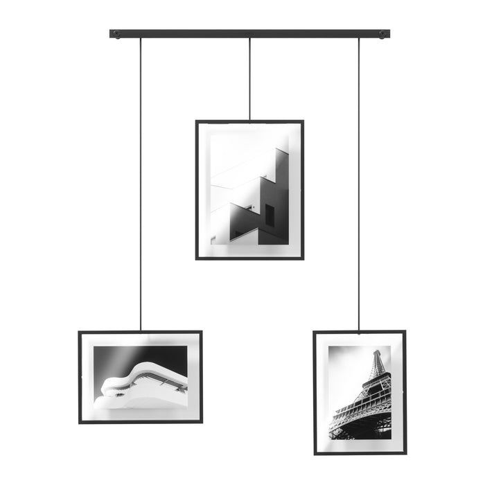 Umbra Exhibit Set van 3 Fotolijsten - Zwart