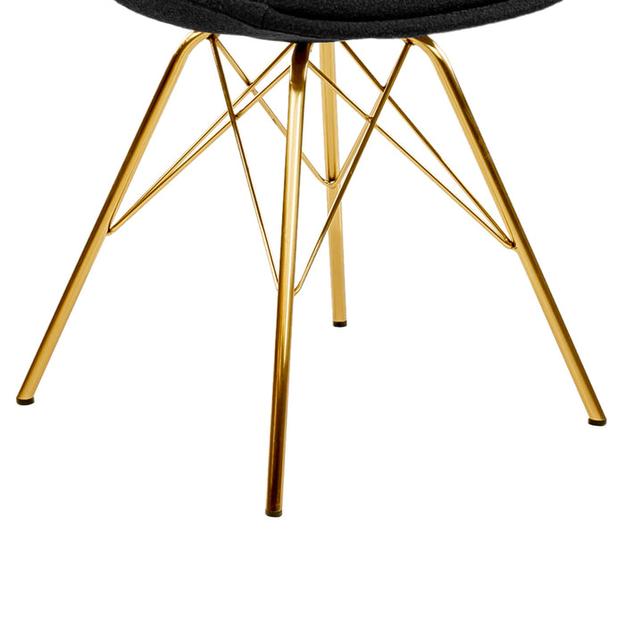 Kick kuipstoel Jens - Zwart