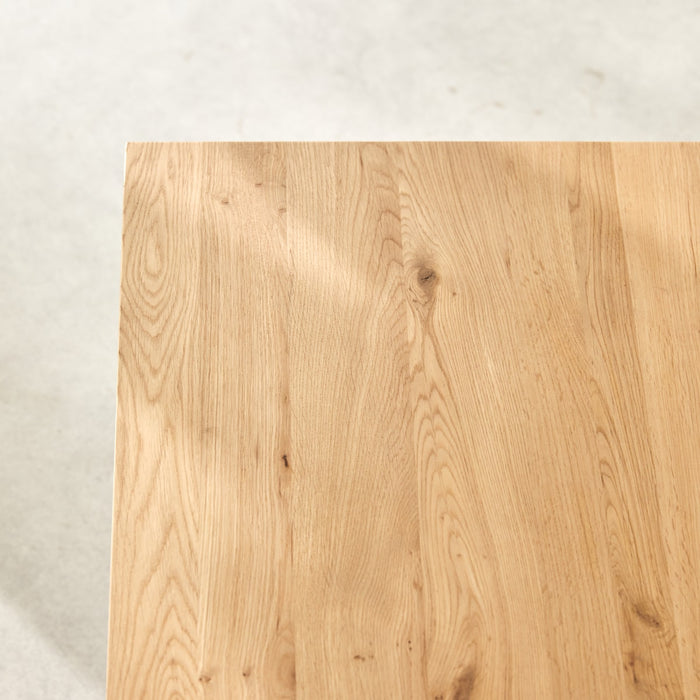 Tikamoon - Anoa - Rechthoekige salontafel van massief eikenhout zonde…