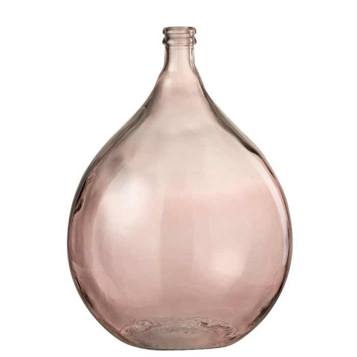 J-Line vaas Lissabon - glas - zalm - large - 56 cm hoog