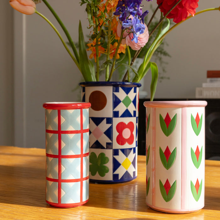 &k amsterdam Patch Vaas - Tulip