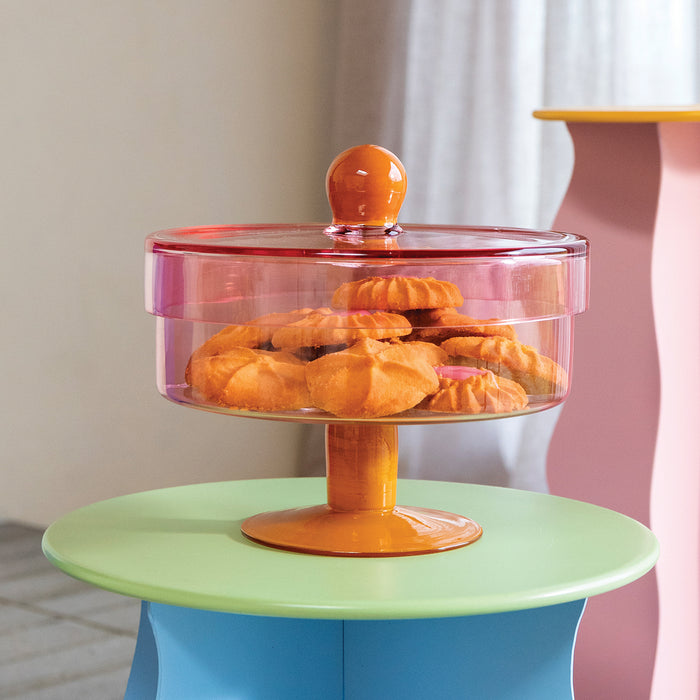 &k amsterdam Duo Stolp - Laag - Roze