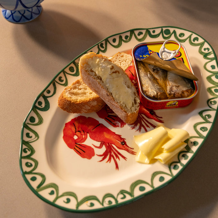 &k amsterdam Sirène Serveerschaal - Shrimp