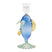 &k amsterdam Fish Kandelaar - Blauw