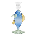 &k amsterdam Fish Kandelaar - Blauw