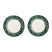 &k amsterdam Festivo Bord Ø 22,5 cm - Groen - Set van 2