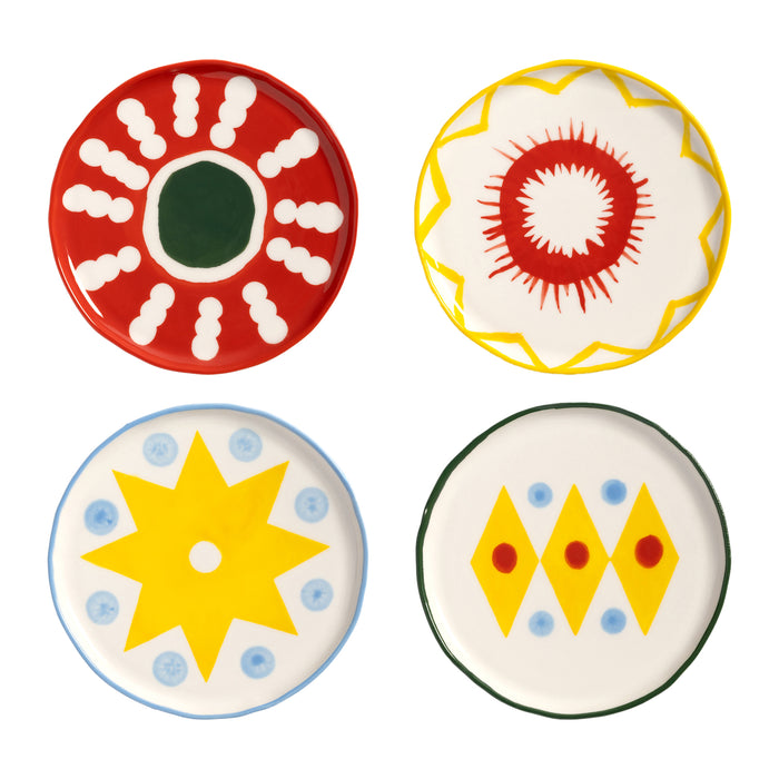 &k amsterdam Festivo Bord Ø 13 cm - Set van 4