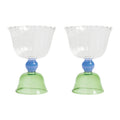 &k amsterdam Tulip Glas 2 st. - Groen
