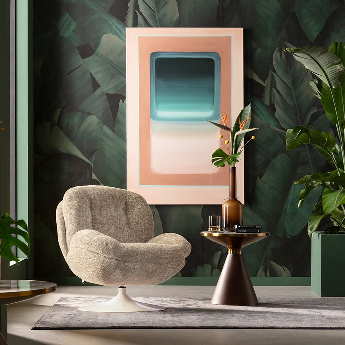 Kare Design Cosy Draaifauteuil - beige