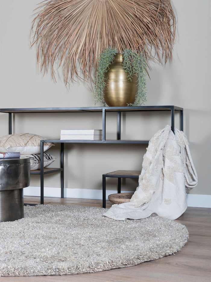 Veer Carpets - Vloerkleed Zumba Beige Rond ø160 cm