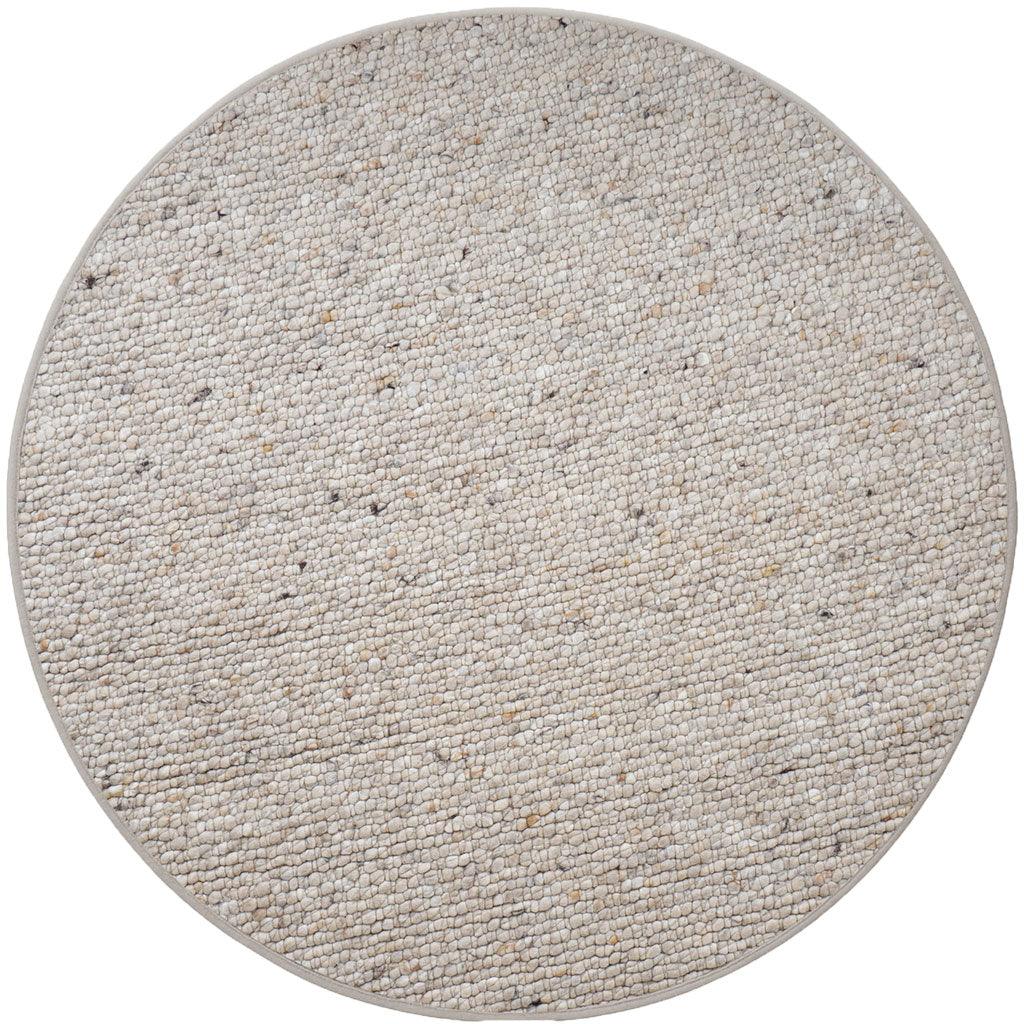 Veer Carpets - Vloerkleed Steve Beige Rond ø160 cm