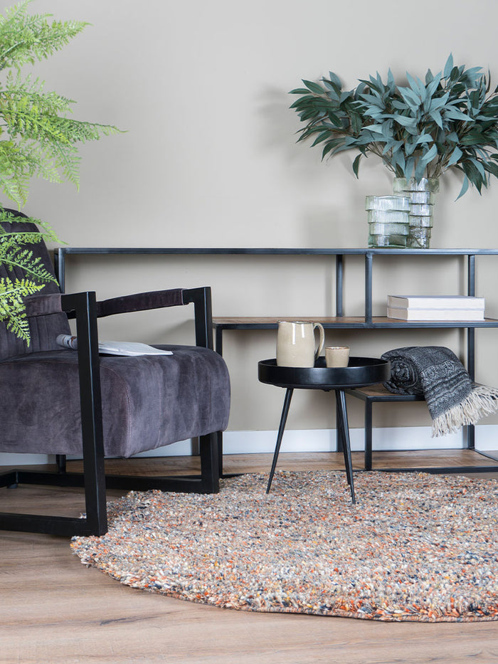 Veer Carpets - Vloerkleed Zumba Multicolor 501 Rond ø200 cm