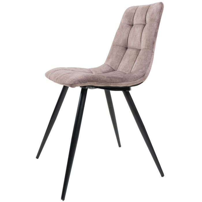 Home67 - Eetkamerstoel Galgary Taupe 08 - Vintage Velvet